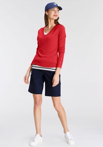 DELMAO Sweater in Red