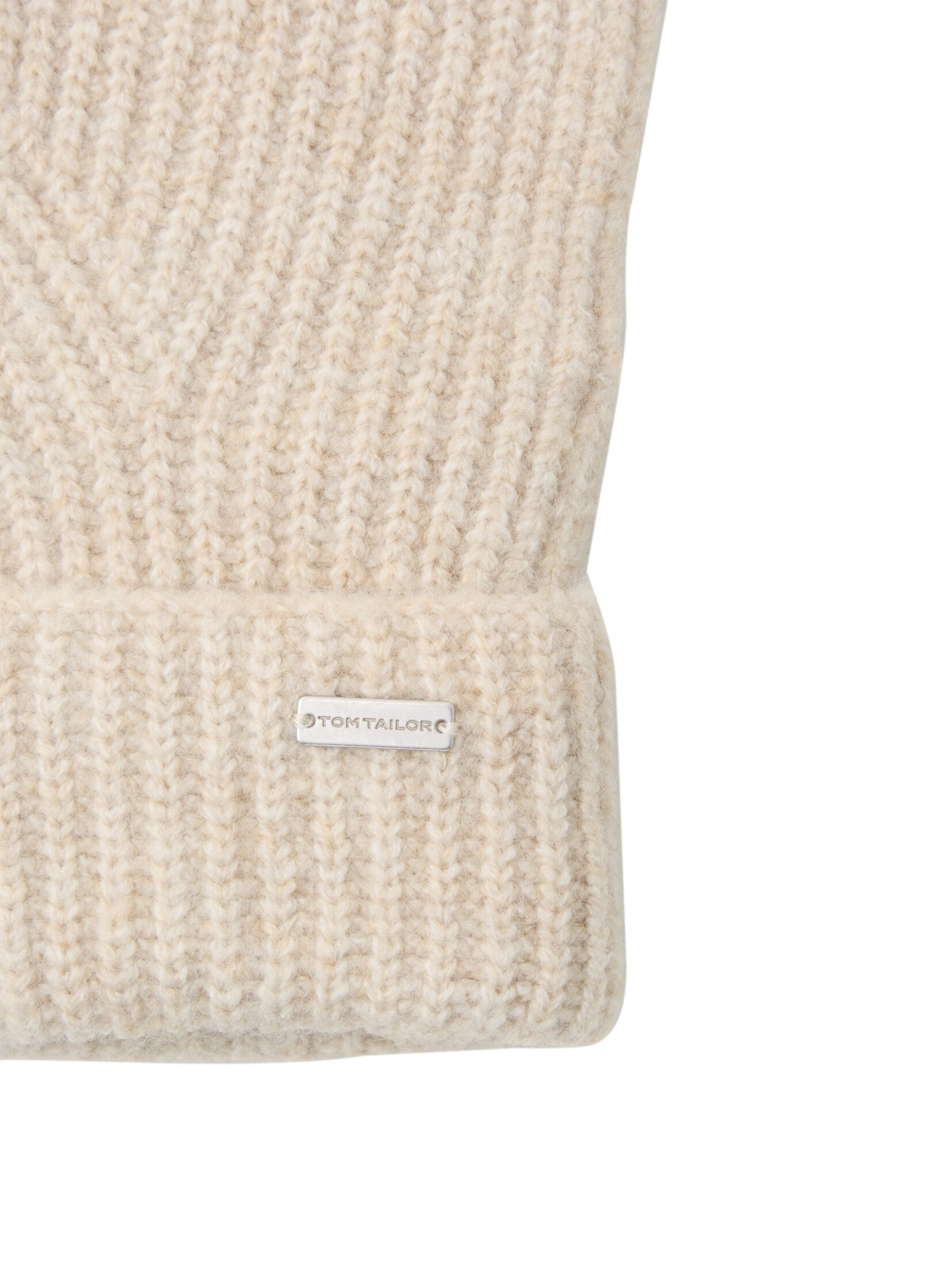 TOM TAILOR Mittens in Beige