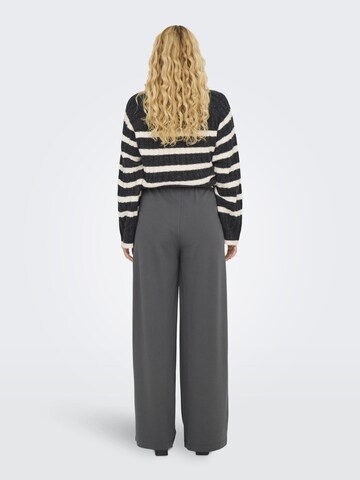 Wide Leg Pantalon à pince 'GEGGO' JDY en gris