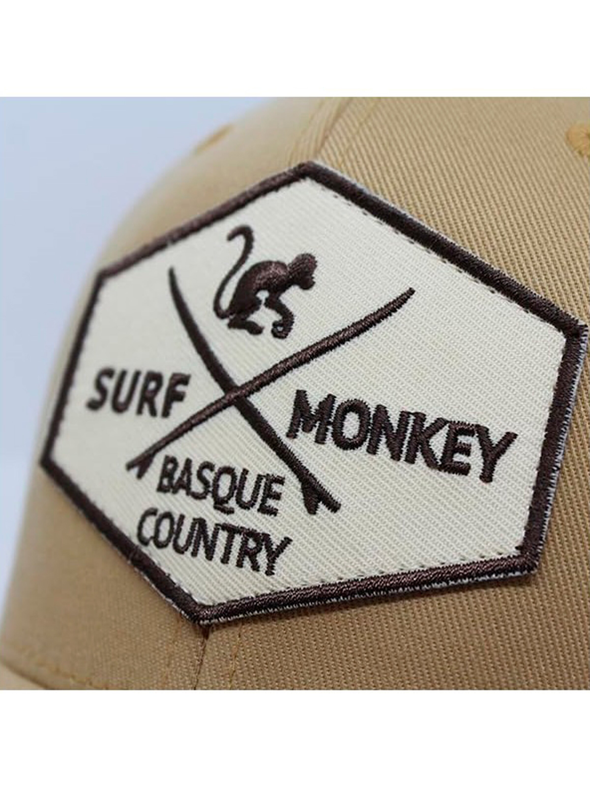Surf Monkey Athletic Cap in Yellow