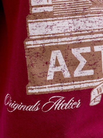 T-Shirt 'JORARGOS' Jack & Jones Junior en rouge