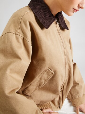 Monki Between-Season Jacket in Beige