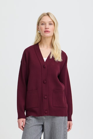 b.young Knit cardigan in Blue: front