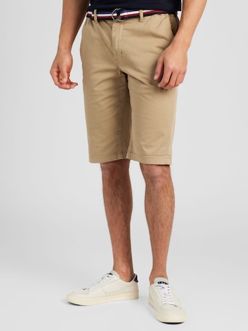 BLEND Regular Chino in Groen: voorkant