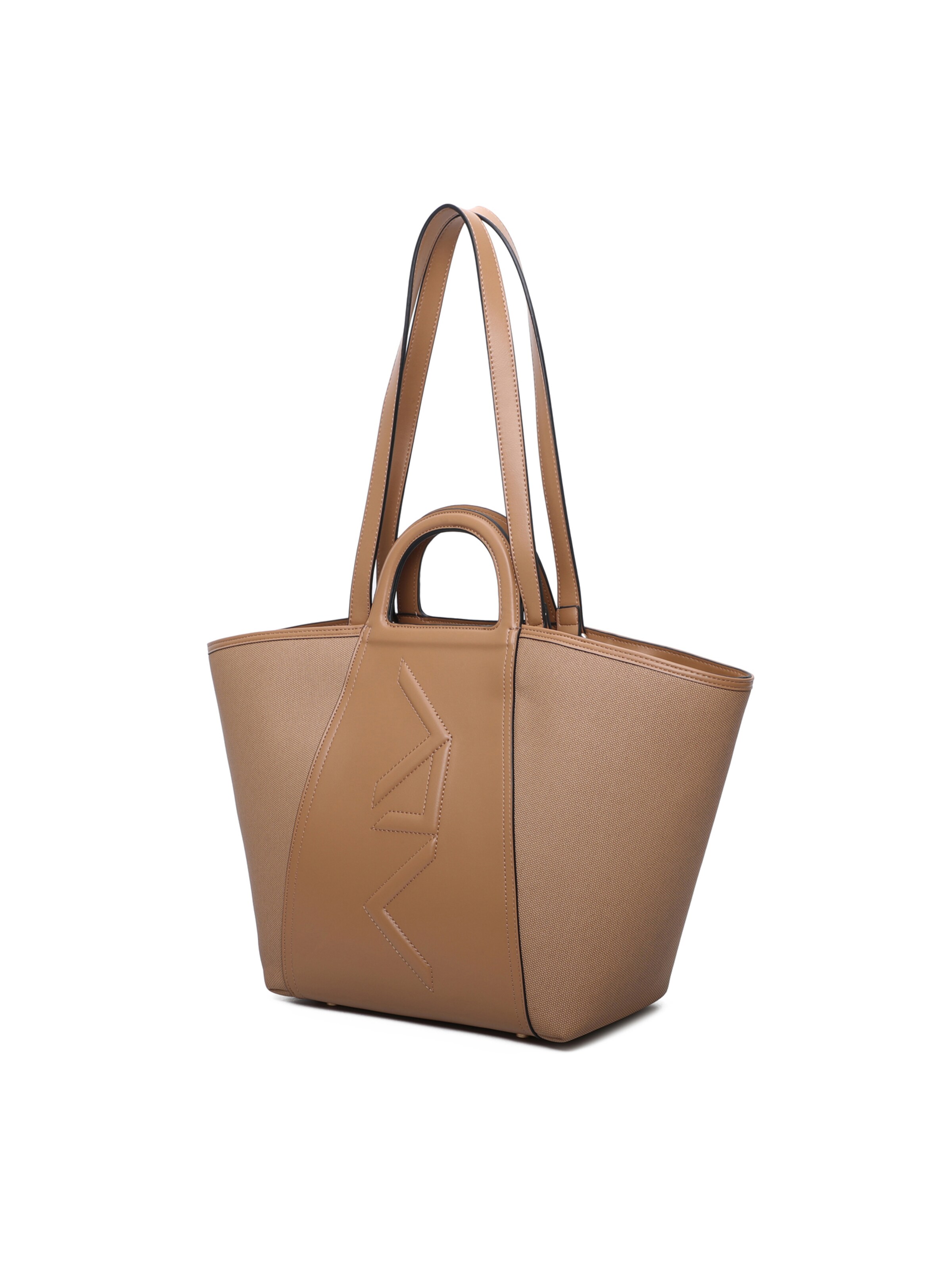 Borsa a spalla 'Borsa a Spalla Donna ALV Polyurethane con Zip e Tracolla Rimovibile' di ALV By Alviero Martini in marrone