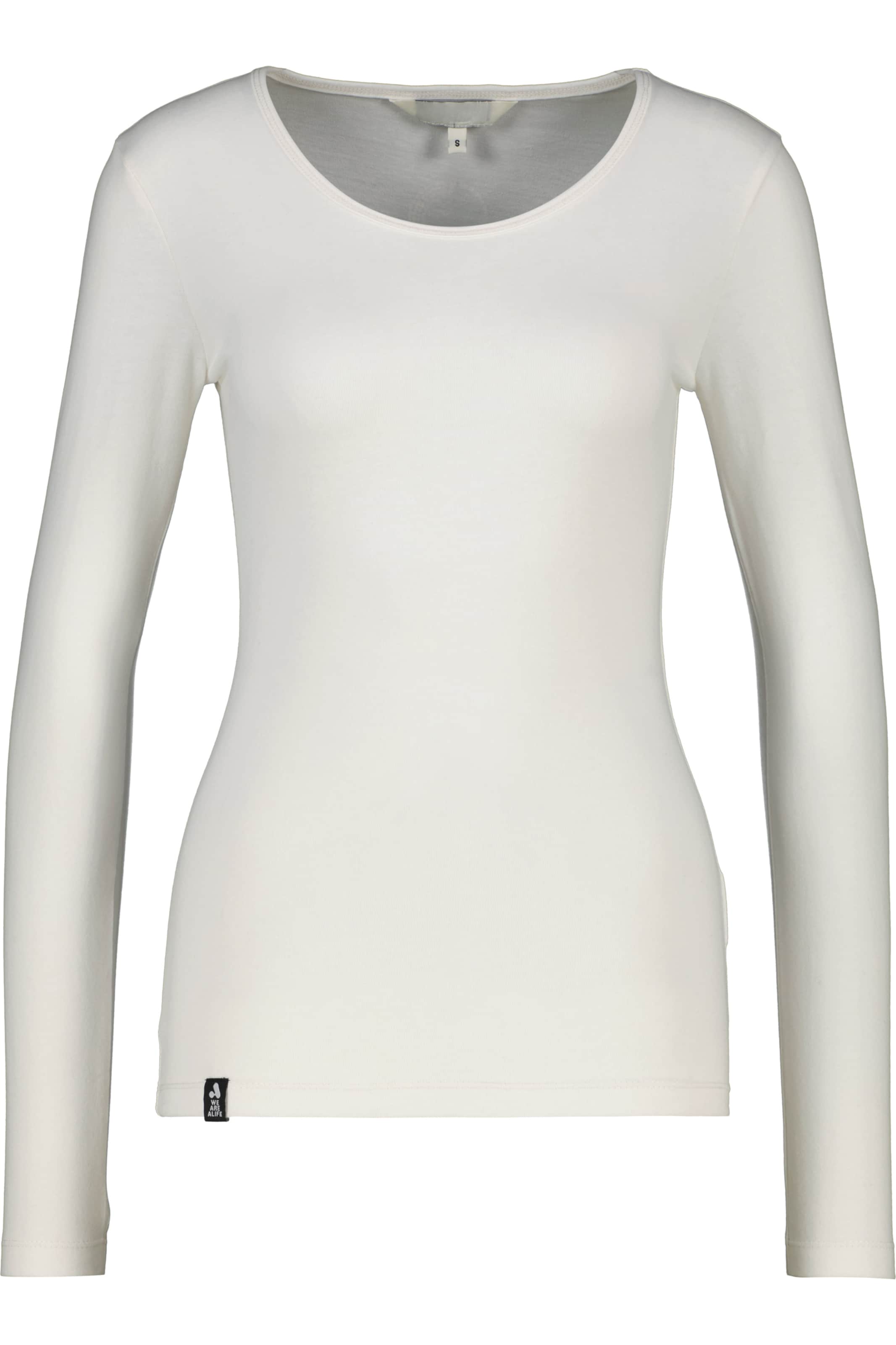 Maglietta 'EvelynAK' di alife & kickin in bianco: frontale