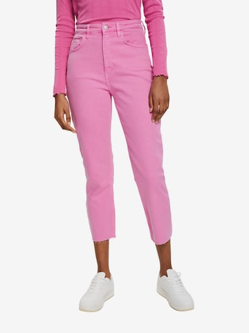 ESPRIT Regular Jeans in Roze: voorkant