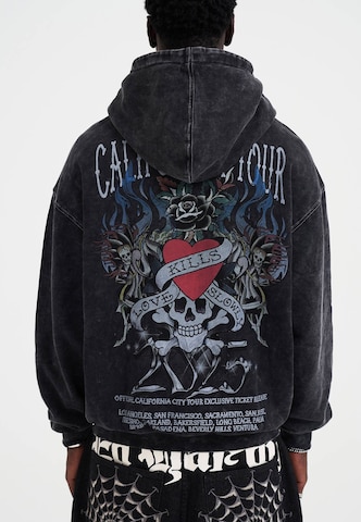 Pull-over 'California Tour' Ed Hardy en noir : devant