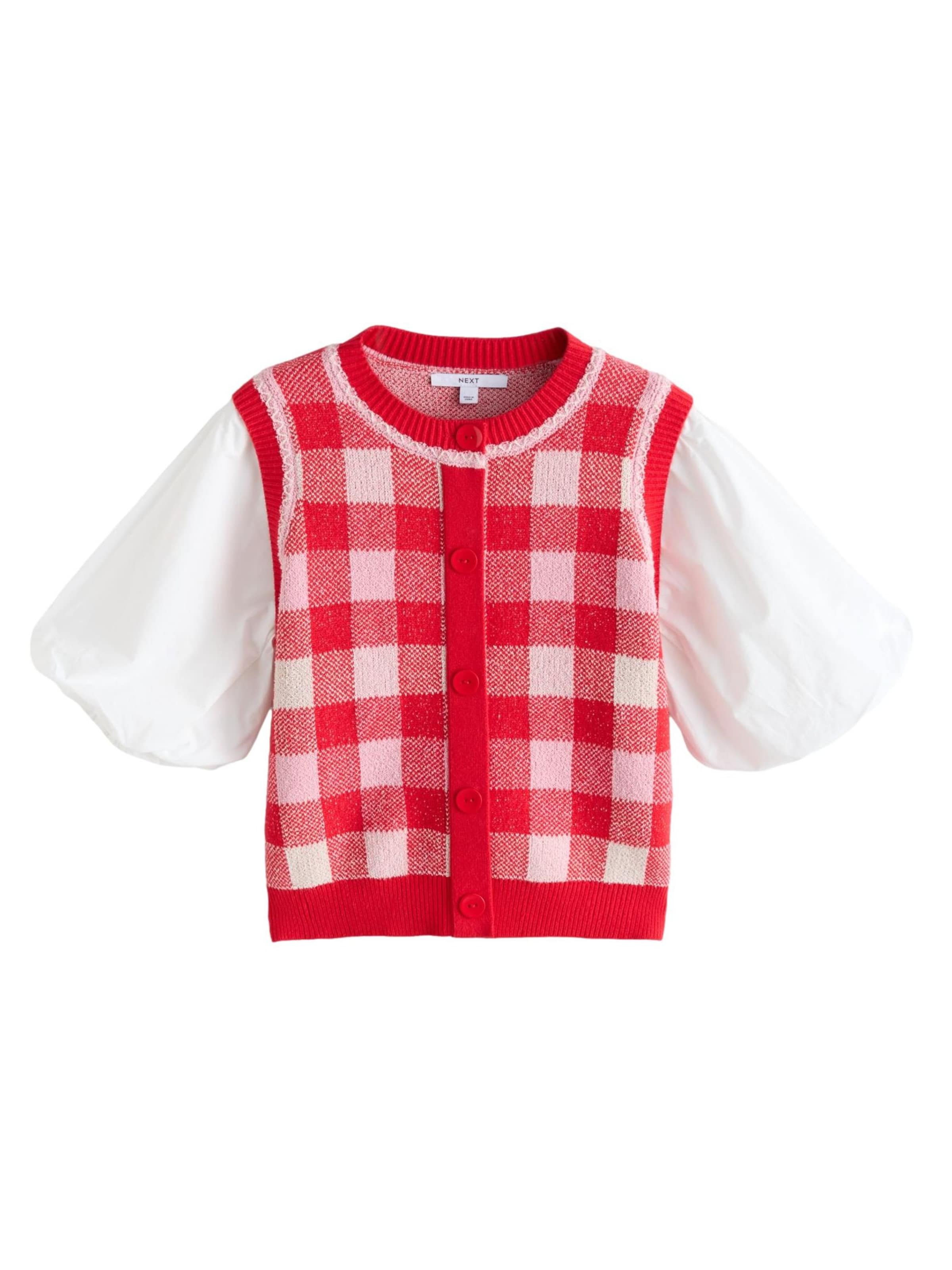 Pull-over Next en rouge : devant