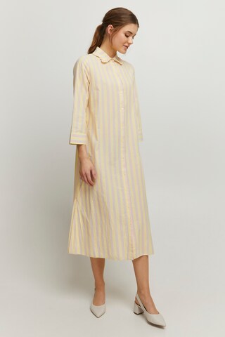 b.young - Vestido camisero 'GAMINE' en amarillo: frente