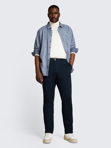 TOM TAILOR Men + Regular Chino trousers in Blue
