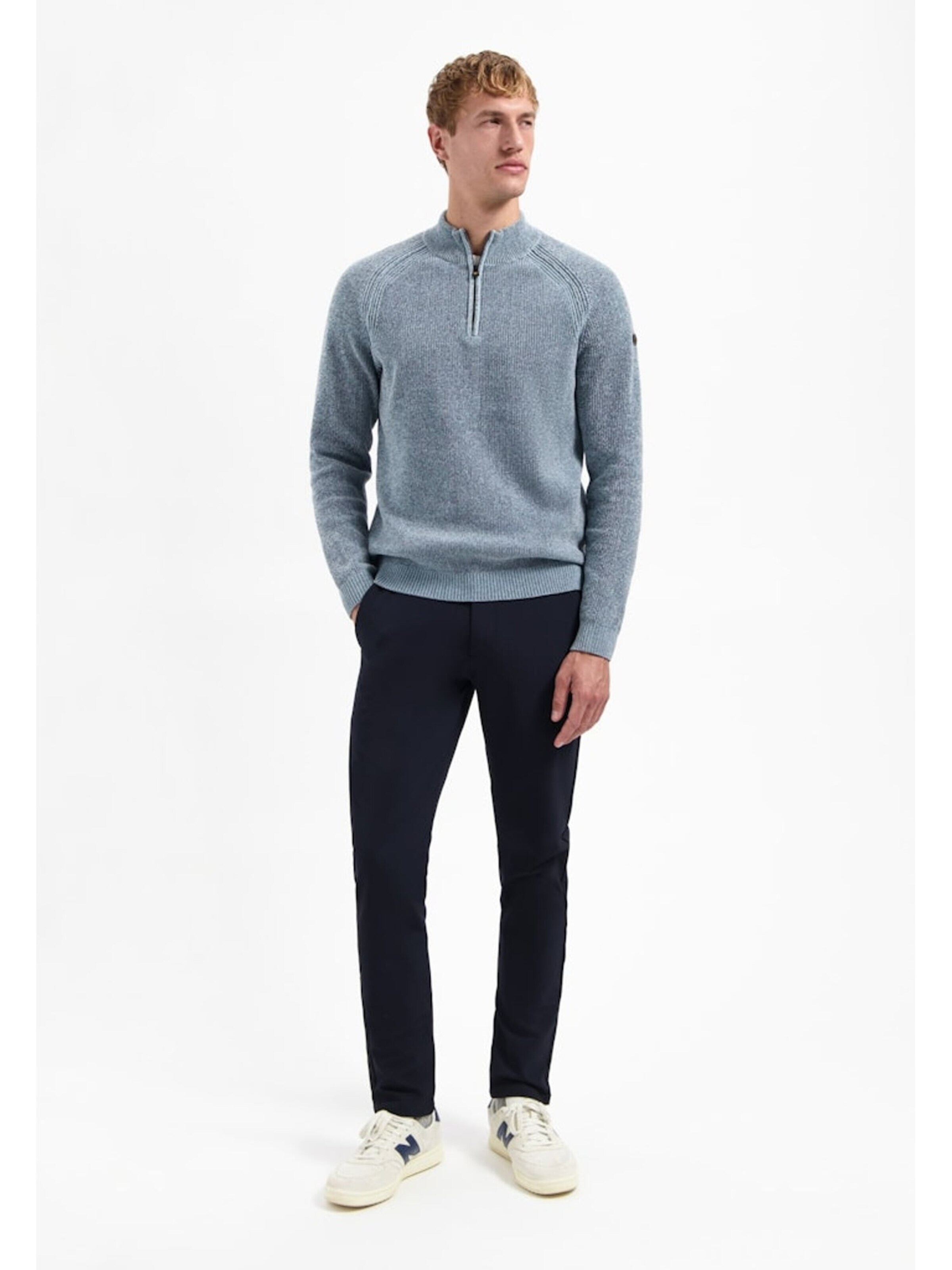 No Excess Sweater in Blue