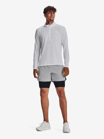 UNDER ARMOUR Sportshirt 'Streaker' in Weiß