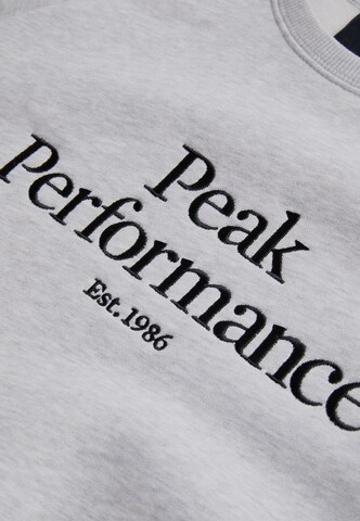 PEAK PERFORMANCE Sweatshirt Crew Pullover in Grau