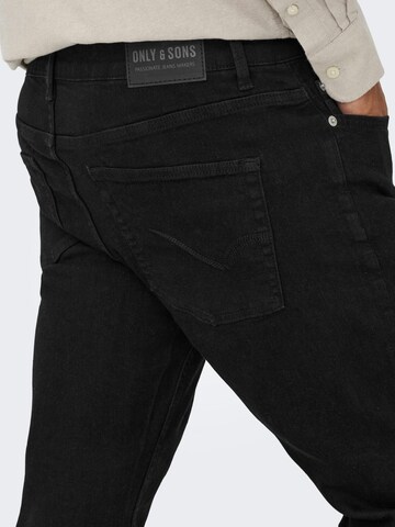 Only & Sons Baggy Jeans 'Weft' in Black
