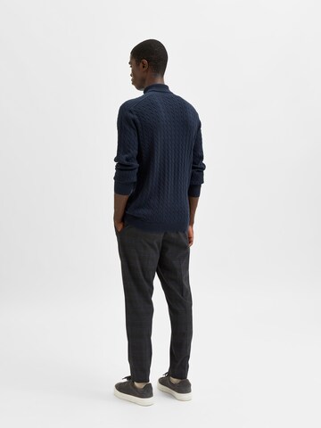 Pull-over 'Aiko' SELECTED HOMME en bleu