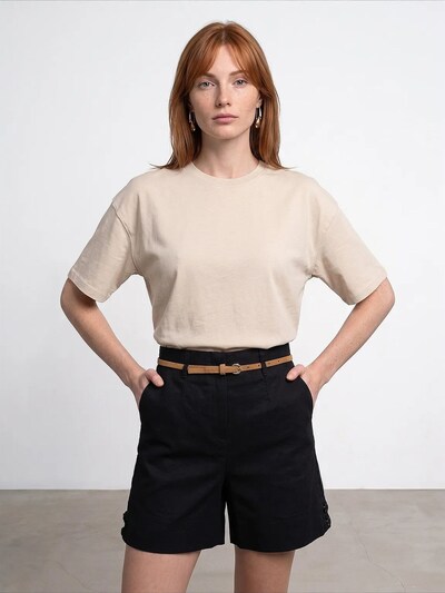 Dilvin T-shirt 'T-Shirts' en S en beige, Vue avec produit