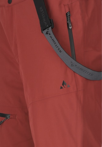 Whistler Regular Sports trousers 'Rossburg' in Red