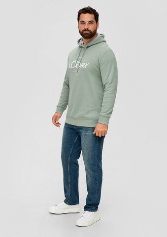 s.Oliver Men Big Sizes Sweatshirt in Green