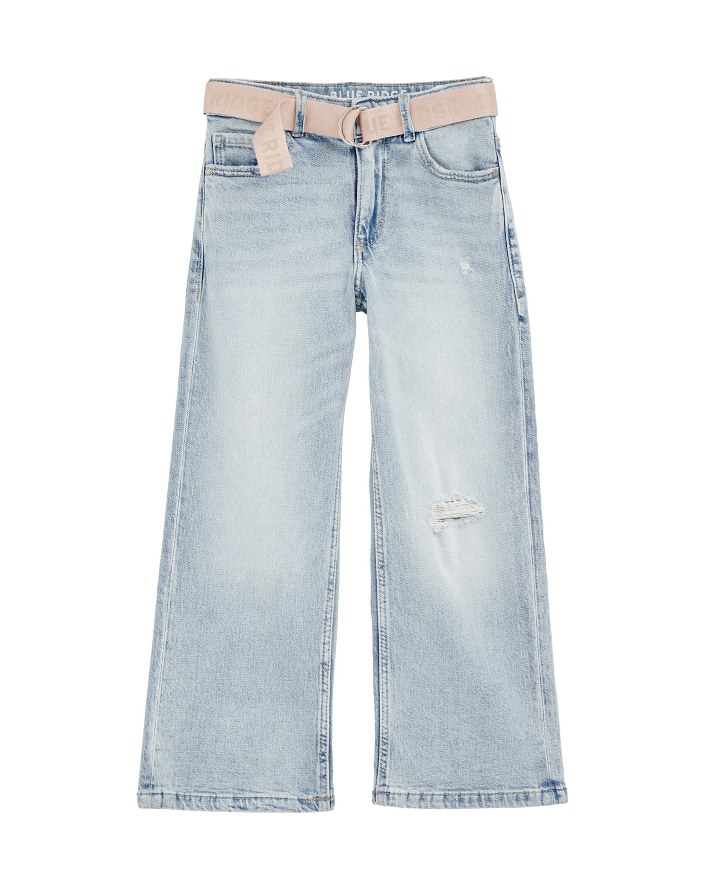 WE Fashion - Perna larga Calças de ganga em azul: frente