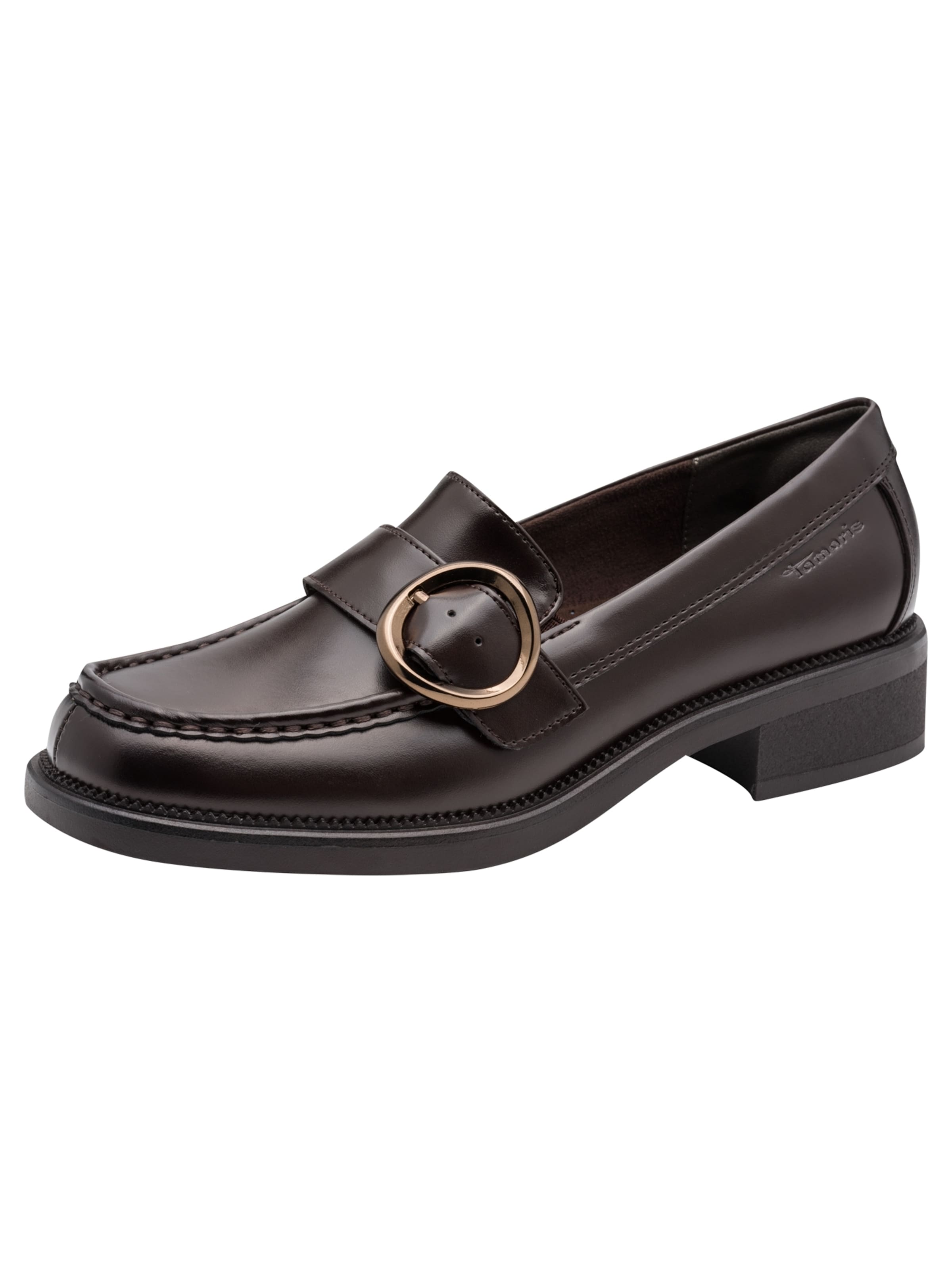 Tamaris Slip-ons in Brown: front