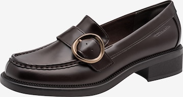 Chaussure basse Tamaris en marron : devant