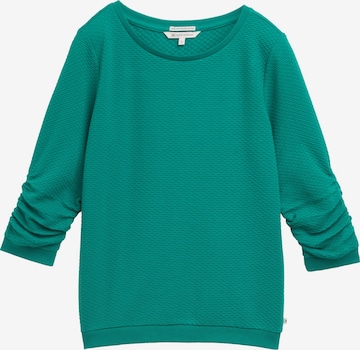 TOM TAILOR DENIM Dressipluus, värv roheline: eest vaates