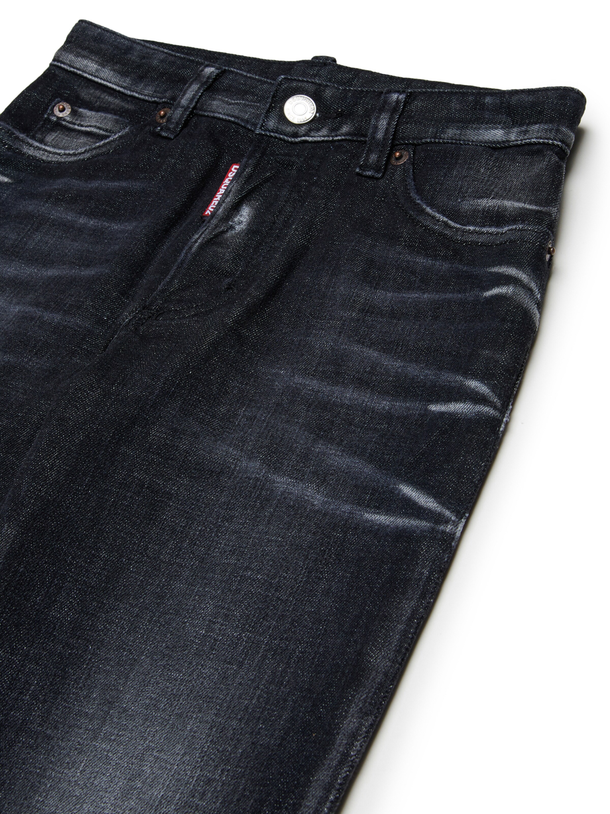 DSQUARED2 - Ropa ancha Vaquero en negro