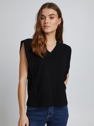 b.young Top ' Tella ' in Black: front