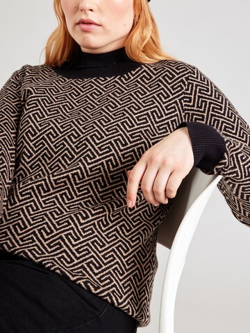 Vero Moda Curve Sweater 'VMCARIA' in Black