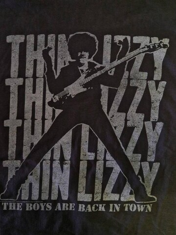 Thin Lizzy Sweatshirt 'Thin Lizzy Boys Are Back in Town Sweatshirt' i grå