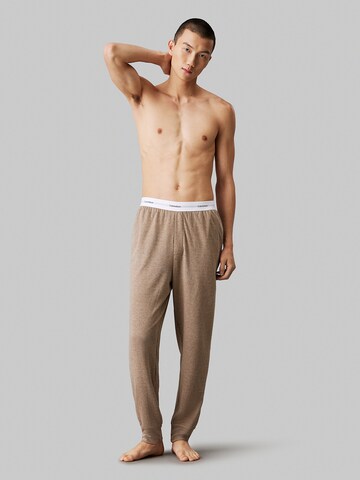 Calvin Klein Underwear Regular Pyjamahose in Beige