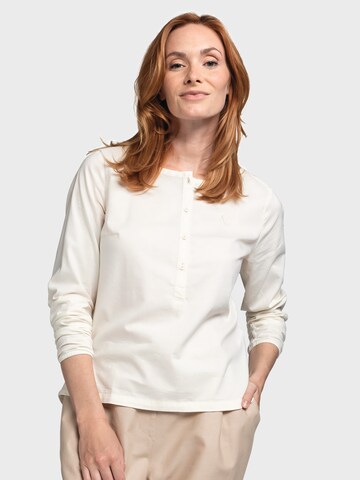 Schöffel Athletic button up shirt 'Catania' in White: front