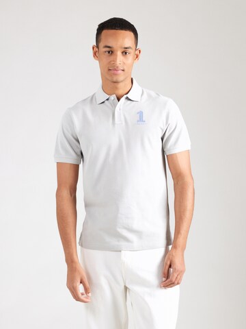 Hackett London Poloshirt 'NEW CLASSIC' in Grau: Vorderseite