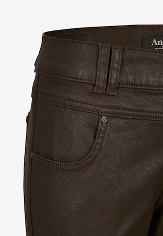 Angels Slimfit Broek in Bruin