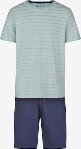 Pyjama court ' Classic ' Phil & Co. Berlin en bleu : devant