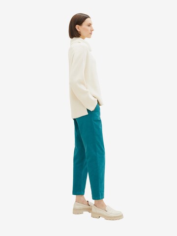 Regular Pantalon chino TOM TAILOR en vert