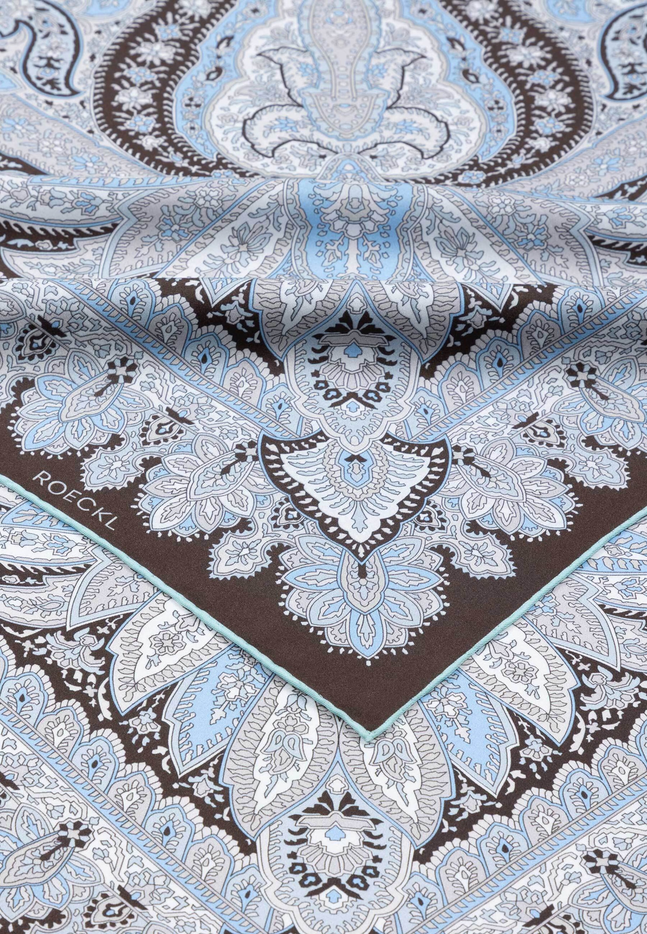 Foulard ' FLOURISHING PAISLEY ' di Roeckl in beige