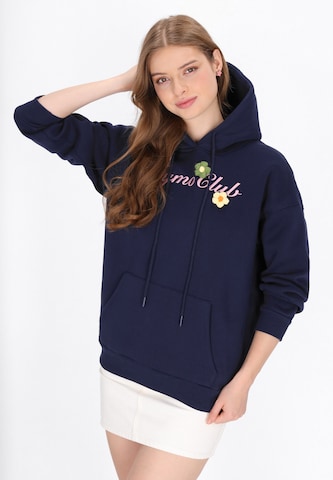 MYMO - Sudadera en azul: frente