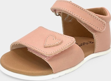 Sandales Pisamonas en rose : devant