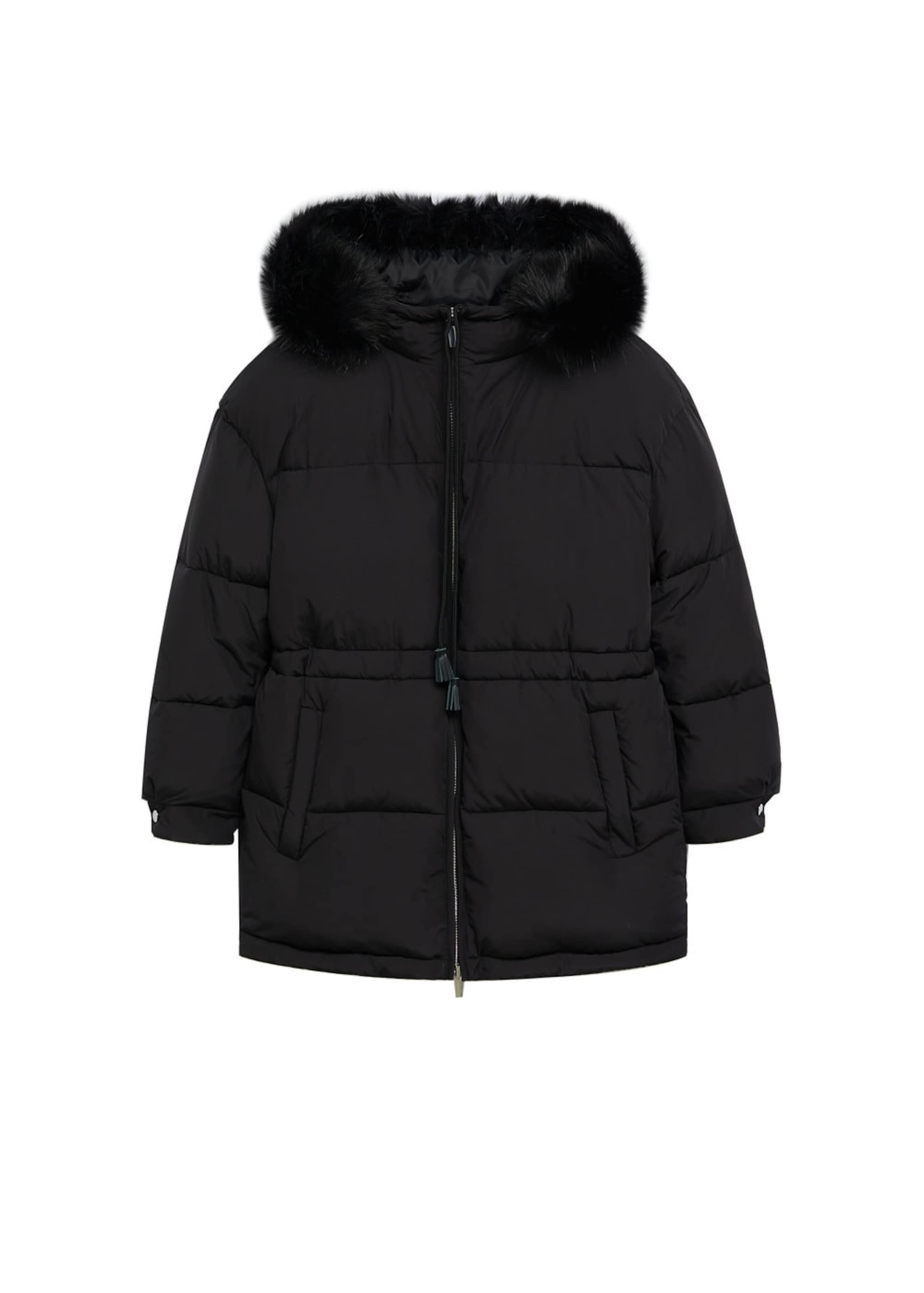 Mango feather coat sales