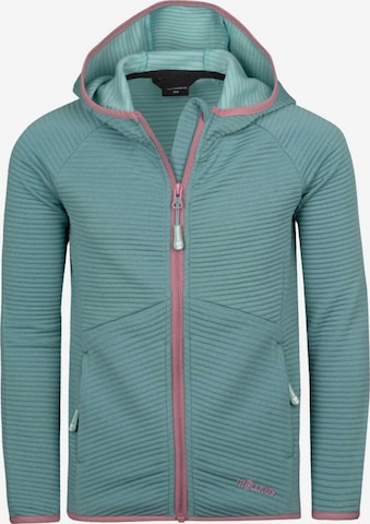 TROLLKIDS Fleece Jacket in Green: front