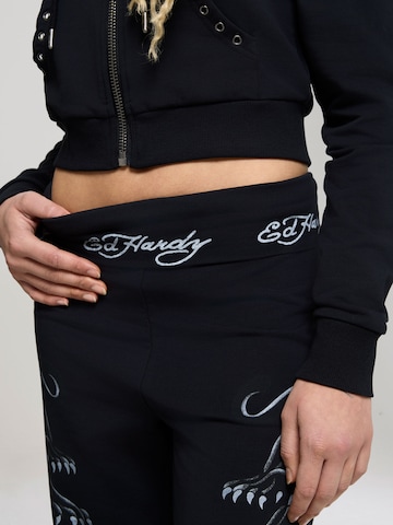 Ed Hardy - Regular Calças '1971' em preto