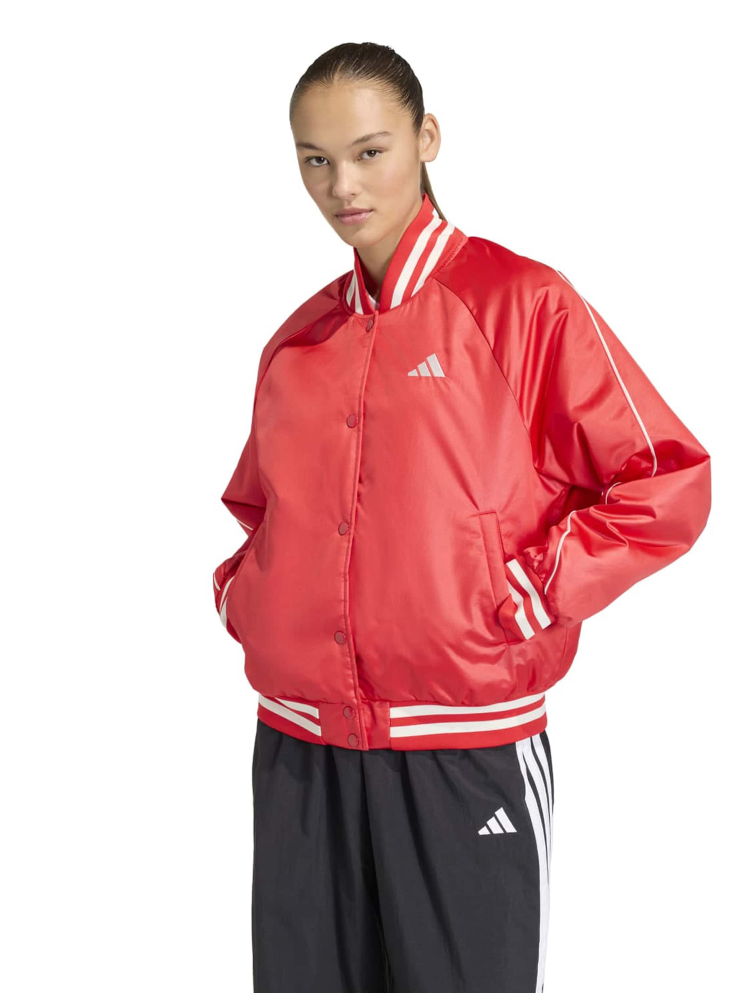 ADIDAS SPORTSWEAR Sportovní bunda 'STADIUM' – červená: přední strana