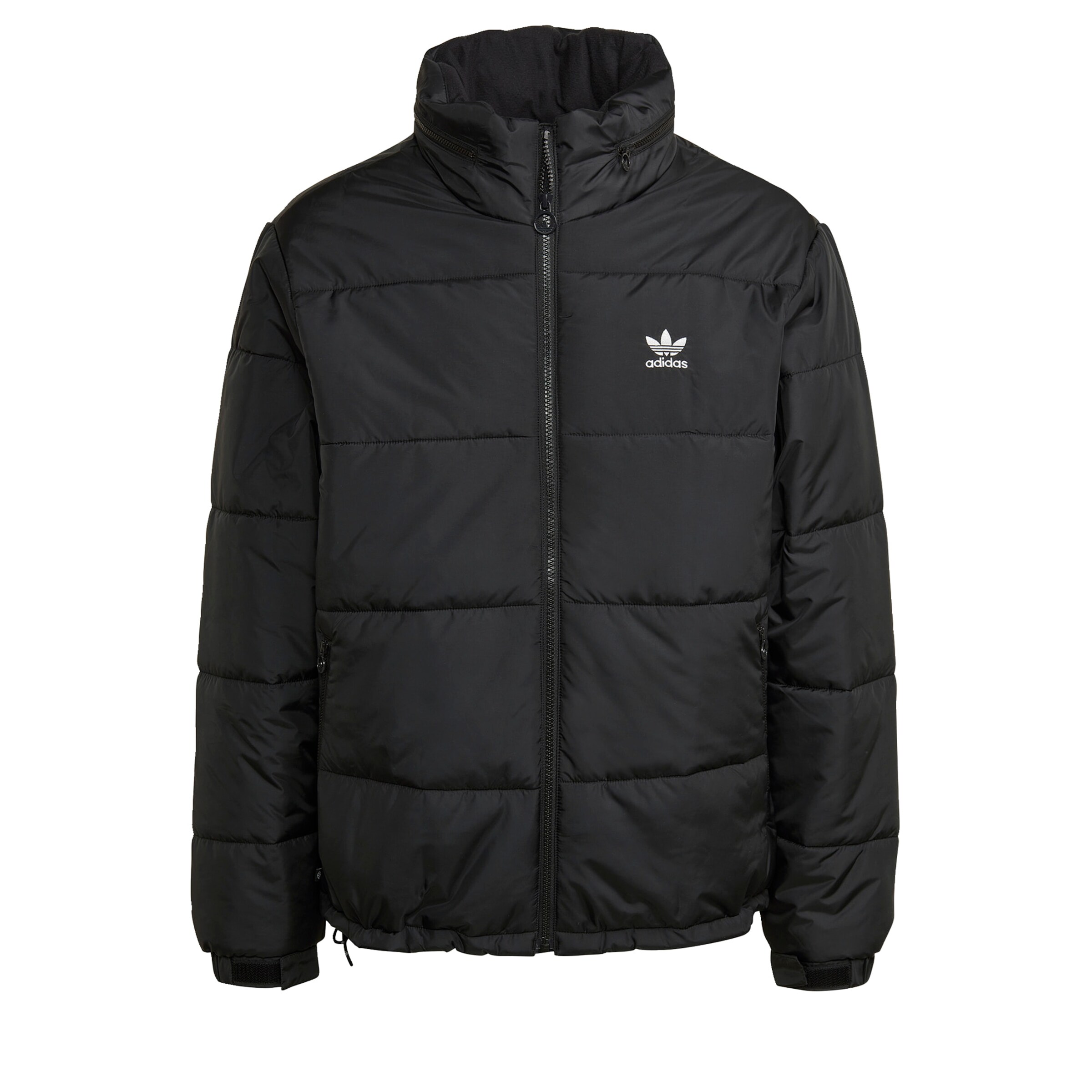 ADIDAS ORIGINALS Winter Jacket 'Essentials' in Black: front