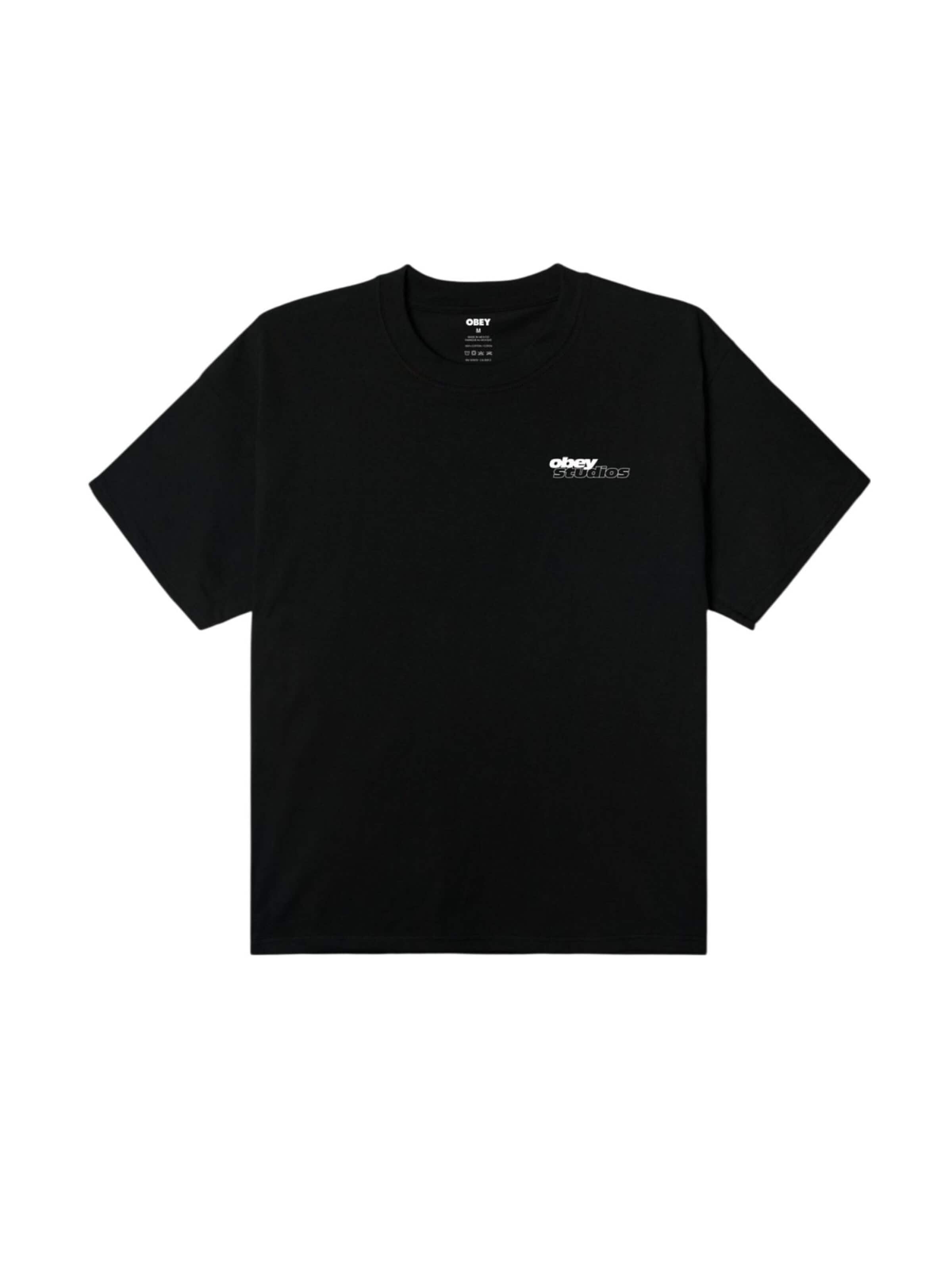 Obey Shirt in Zwart