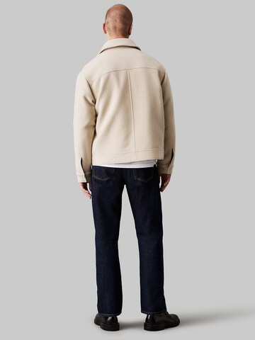 Calvin Klein Jeans Between-Season Jacket in Beige