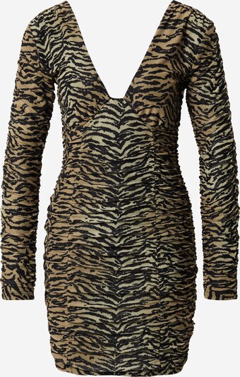 EDITED Kleid 'Nandina' in braun / schwarz, Produktansicht