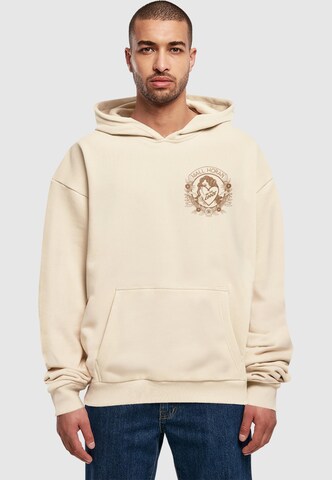 Merchcode Sweatshirt 'Niall Horan - On The Loose' i beige: framsida