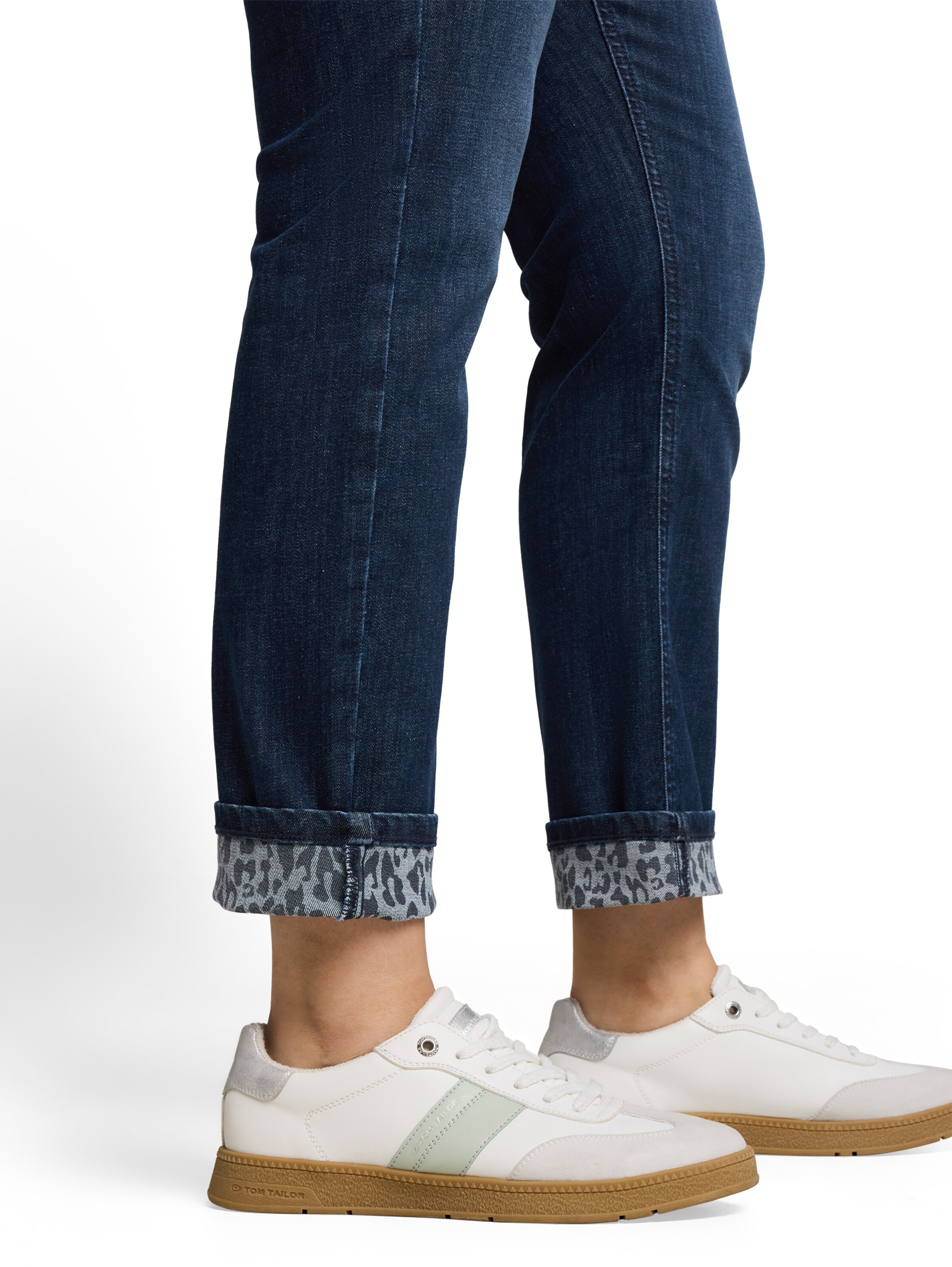 Tom Tailor Women + Slimfit Jeansy w kolorze niebieski
